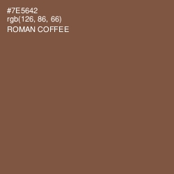 #7E5642 - Roman Coffee Color Image